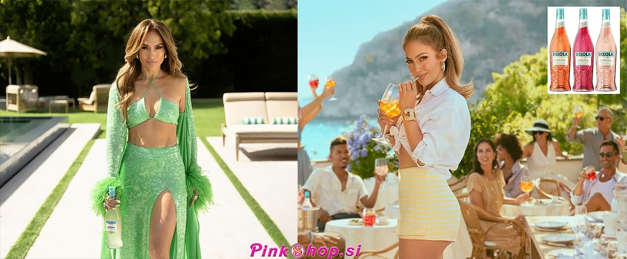 Jennifer Lopez pijača DELOLA, spletna trgovina Pinkshop.si