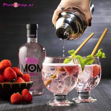 Jagodni gin tonik, Gin MOM LOVE, spletna trgovina Pinkshop.si