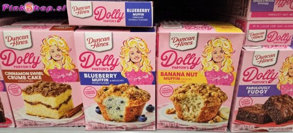 Dolly Parton in Duncan Hines, recepti, foto Pinkshop.si