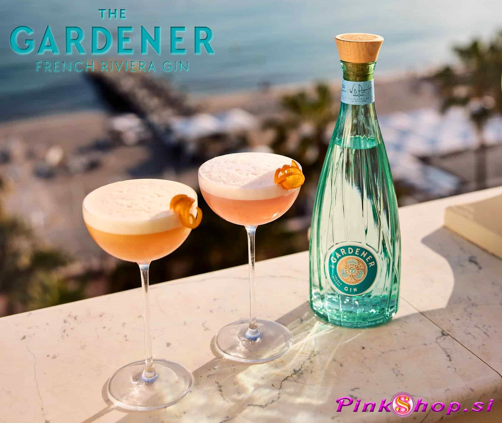 The Gardener French Riviera Gin Brad Pitt, spletna trgovina Pinkshop.si