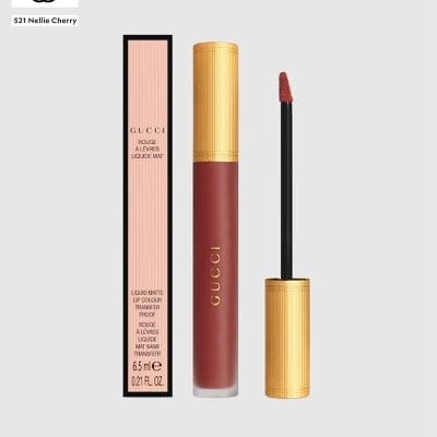 GUCCI 521 Nellie Cherry, Rouge à Lèvres Liquide mat šminka