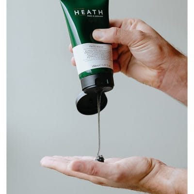 HEATH SKINCARE Face Wash, piling za obraz za moške, Pinkshop.si