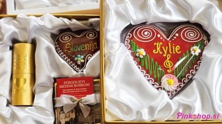 Kylie Minogue lectovo srce Perger 1757, arhiv Pinkshop.si