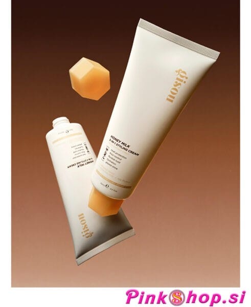gisou Honey Milk 5-in-1 Styling Cream, za nego las