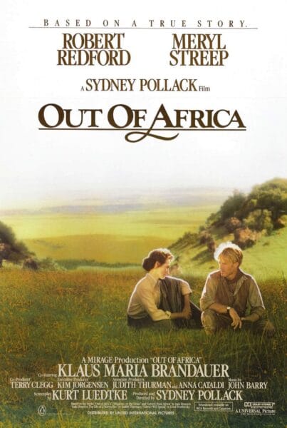 Out of Africa 1985 Robert Redford Meryl Streep