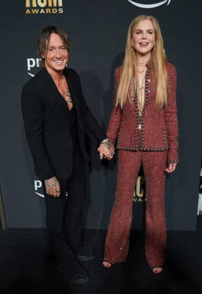 Nicole Kidman in njen drugi mož Keith Urban, spletni vir
