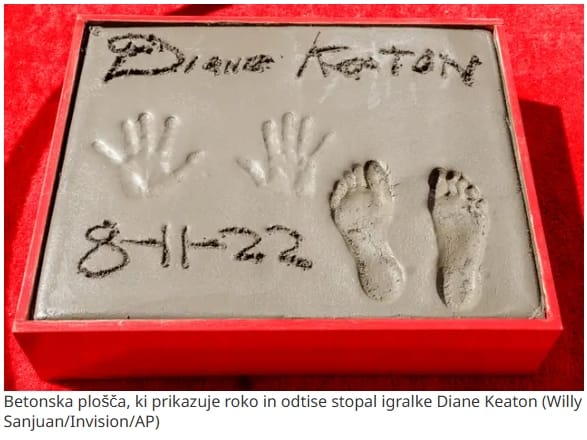 Diane Keaton, TCL Chinese Theatre