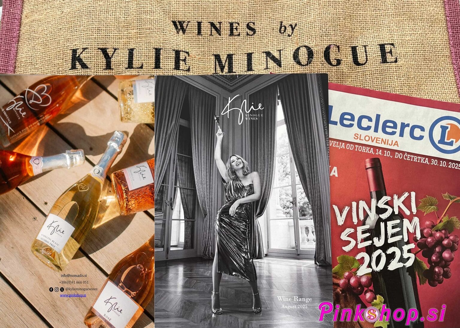 Vinski sejem 2025 Kylie Minogue Wines, vinoteka PINKSHOP.SI