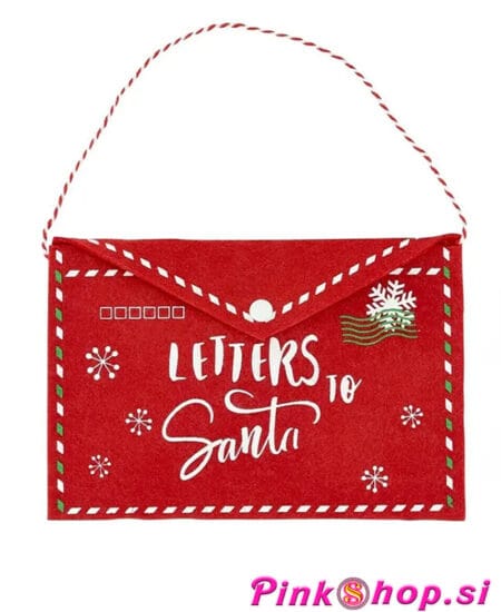 Kuverta za pismo Božičku, Letters to Santa, Pinkshop.si