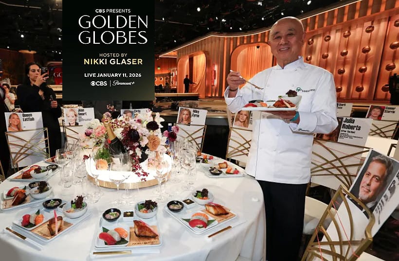 Golden Globes 2026, Japonski kuhar Nobu Matsuhisa, ki vodi znano verigo restavracij Nobu, bo gostil podelitev nagrad.