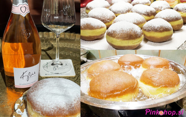 Pustni krofi, Kylie Minogue Wines, Pinkshop.si