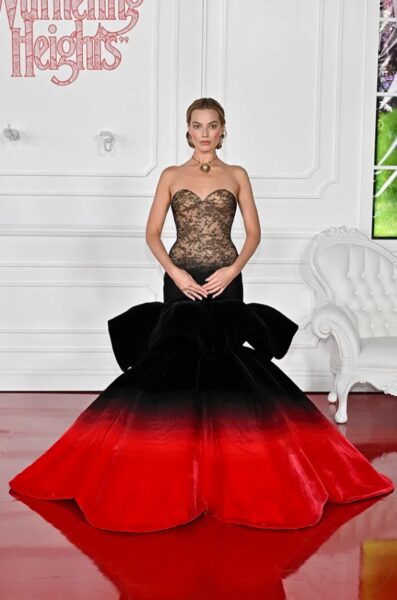 Margot Robbie na premieri Wuthering Heights v Los Angelesu