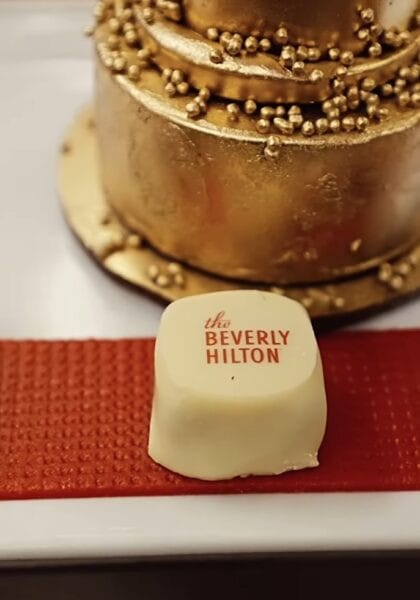 Za 83ti Golden Globe je za pogostitev poskrbela ekipa slaščičarjev The Beverly Hilton.