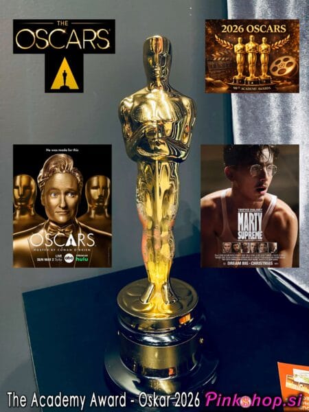 Oskarji 2026 - The Academy Award 2026, arhiv Pinkshop.si