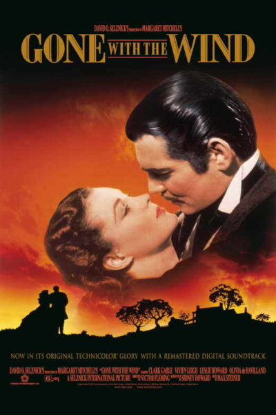 V vrtincu, Gone with the Wind, 1939, Clark Gable, Vivien Leigh 