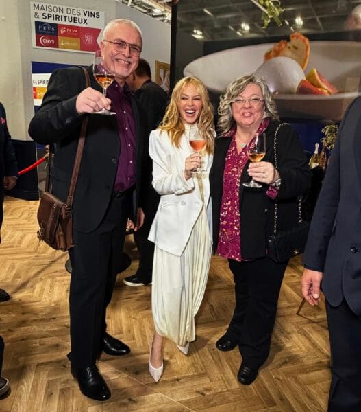 Wine Paris 2026, Kylie Minogue, Simona Ferjan, Jani Ferjan, osebni arhiv 