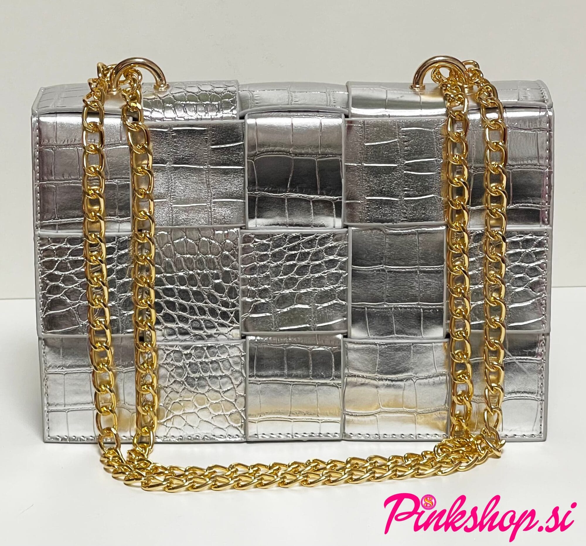 Srebrna ženska torbica, Pinkshop.si