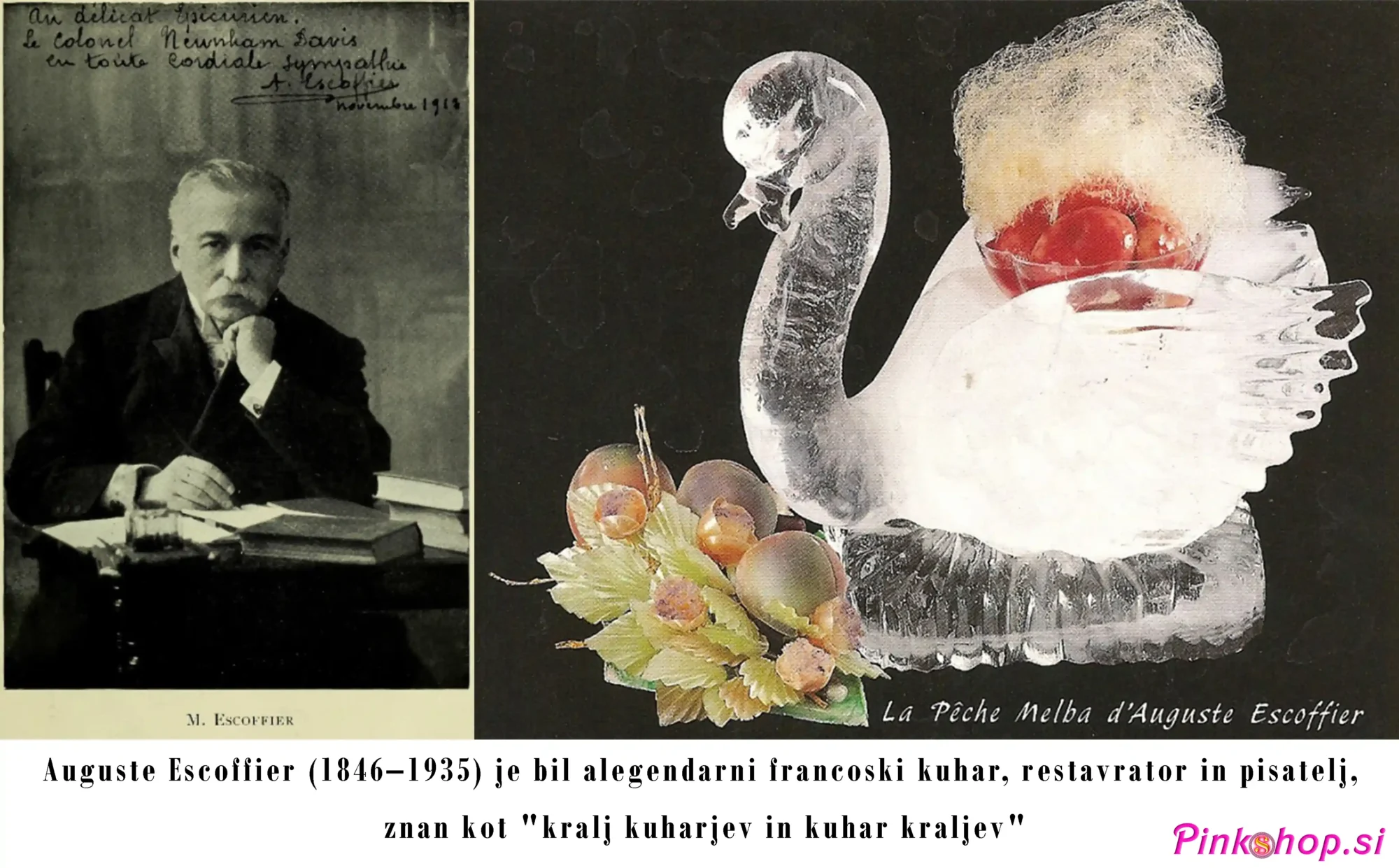 Breskvina Melba, Auguste Escoffier (1846–1935) legendarni francoski kuhar
