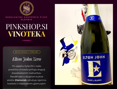 Brezalkoholno vino Slovenija – Pinkshop.si VINOTEKA. Odkrijte 0,0 % Kylie Minogue Wines in Elton John Zero.