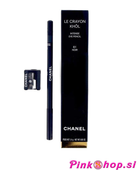 Chanel Le Crayon Khol No. 61 Noir, 1.4 g, svinčnik za oči, Pinkshop.si
