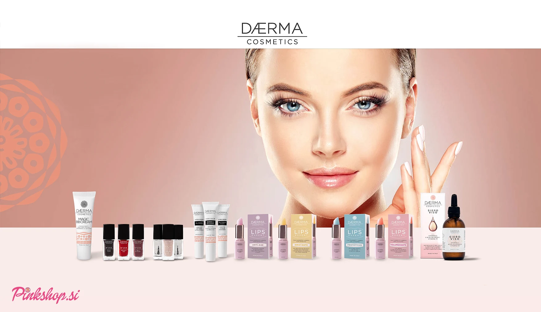 Daerma Cosmetics, Pinkshop.si kozmetika