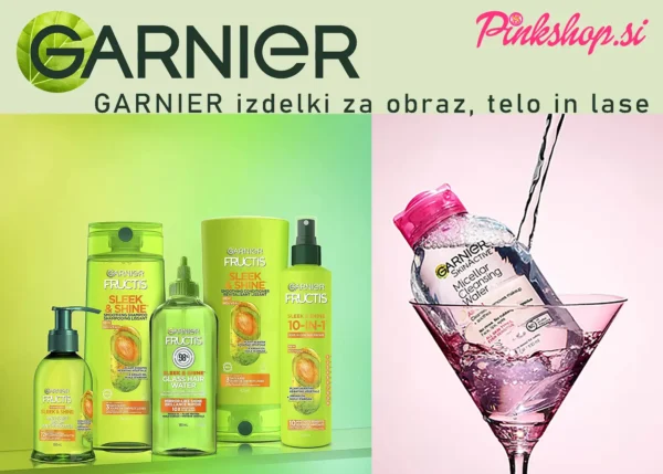 GARNIER izdelki za obraz, telo in lase, Pinkshop.si