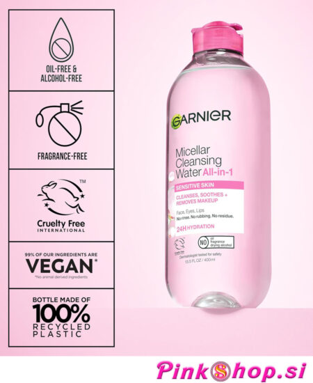 Garnier Micelarna voda za občutljivo kožo All-in-1, 400 ml