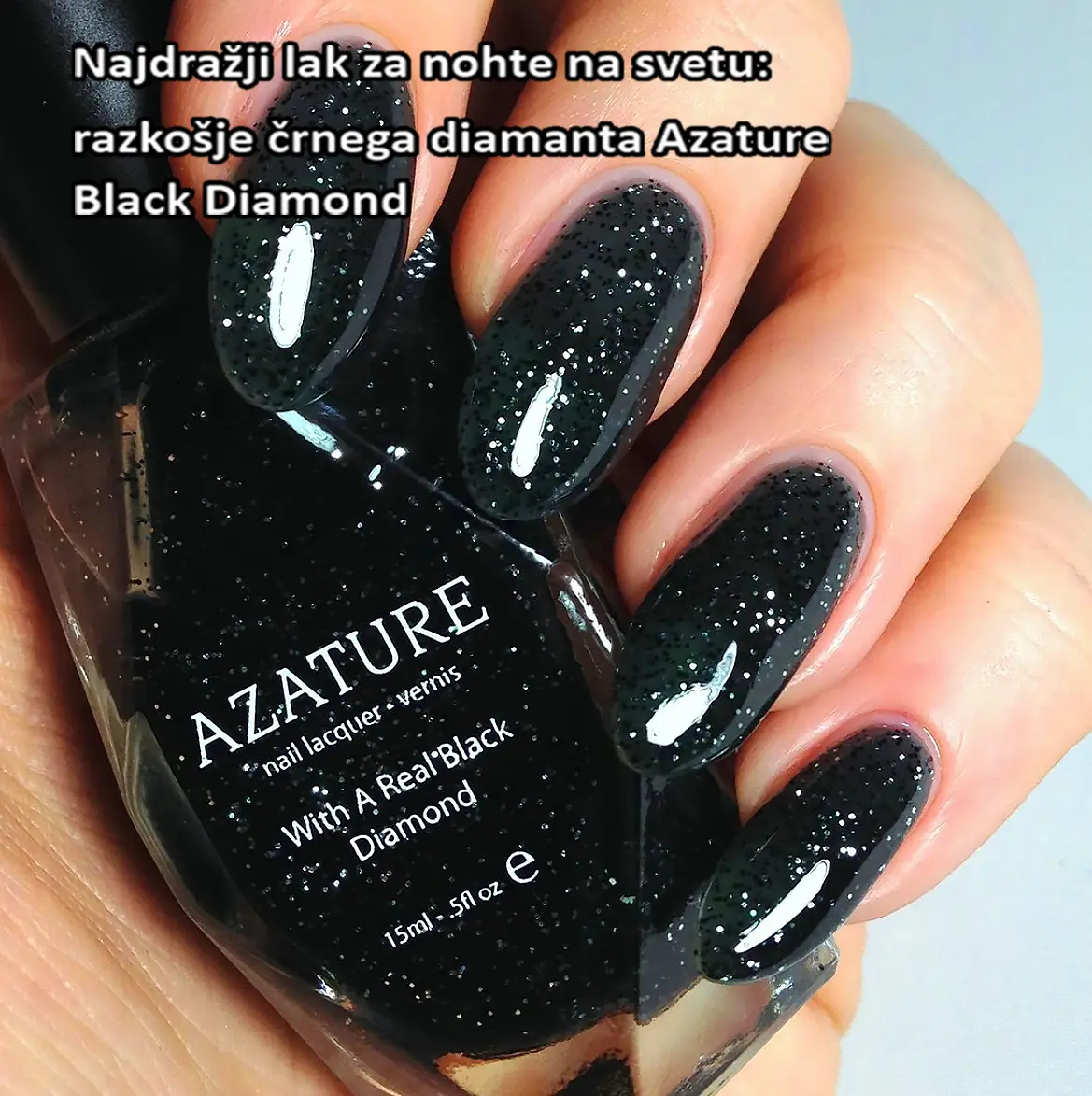Najdražji lak za nohte na svetu Azature Black Diamond