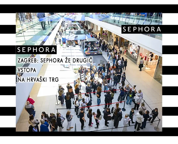 Sephora Zagreb odprtje trgovine, Pinkshop.si. Slovenija