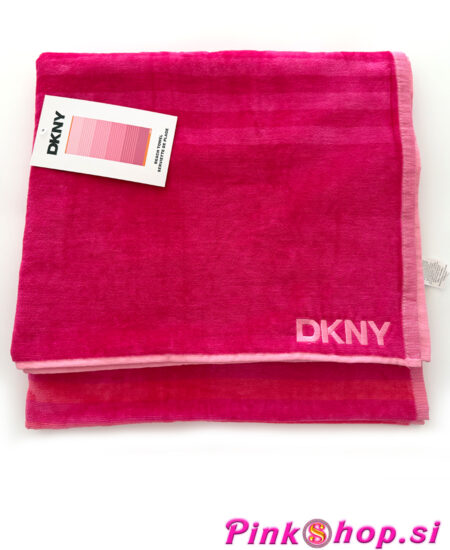 Brisača za plažo DKNY, PINK, Pinkshop.si