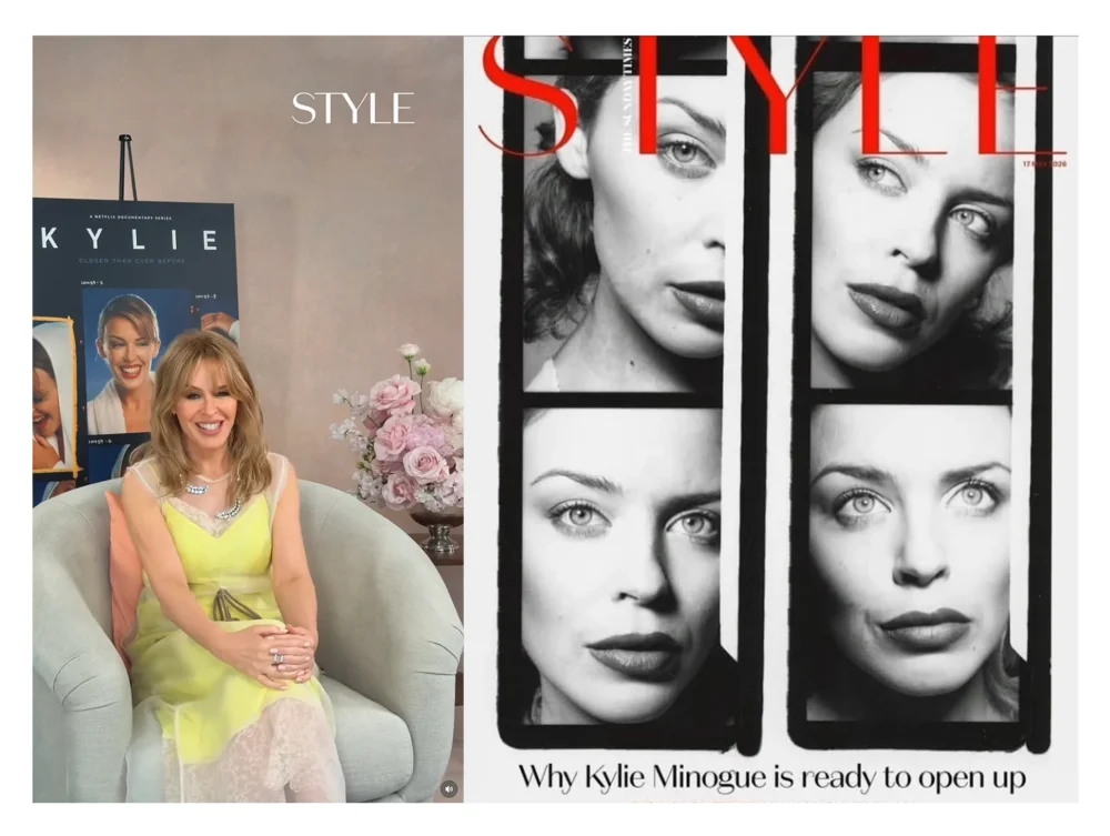 Kylie Minogue naslovnica The Sunday Times Style magazine, maj 2026