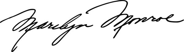 Marilyn Monroe Signature, podpis