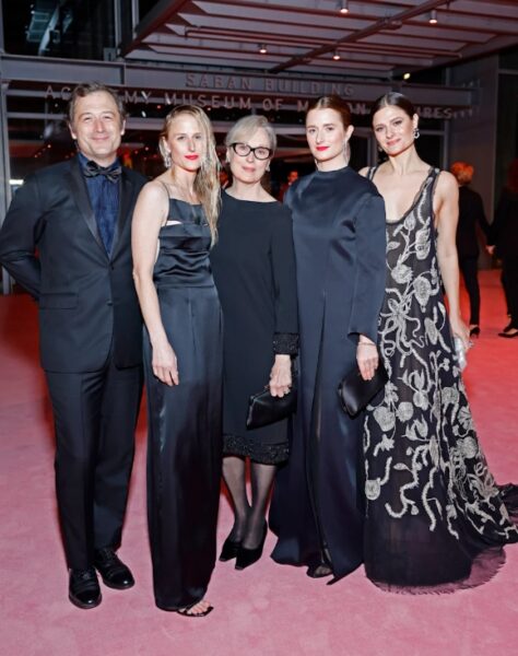 Meryl Streep, s sinom in hčerami, 2023