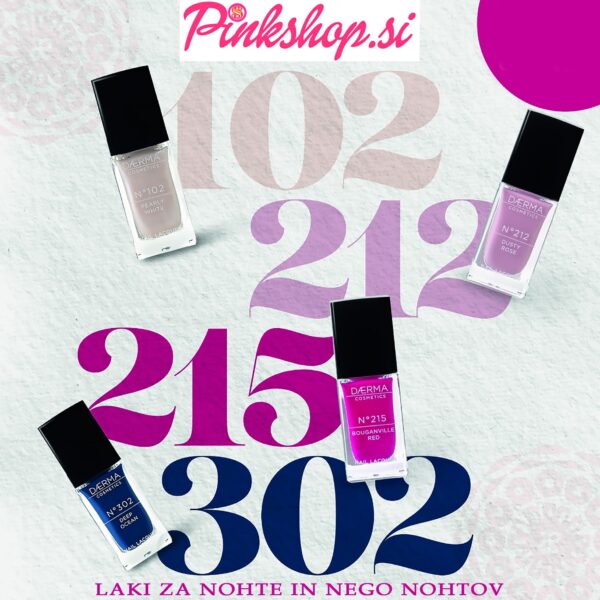 Laki za nohte in nego nohtov Daerma Cosmetics Pinkshop.si