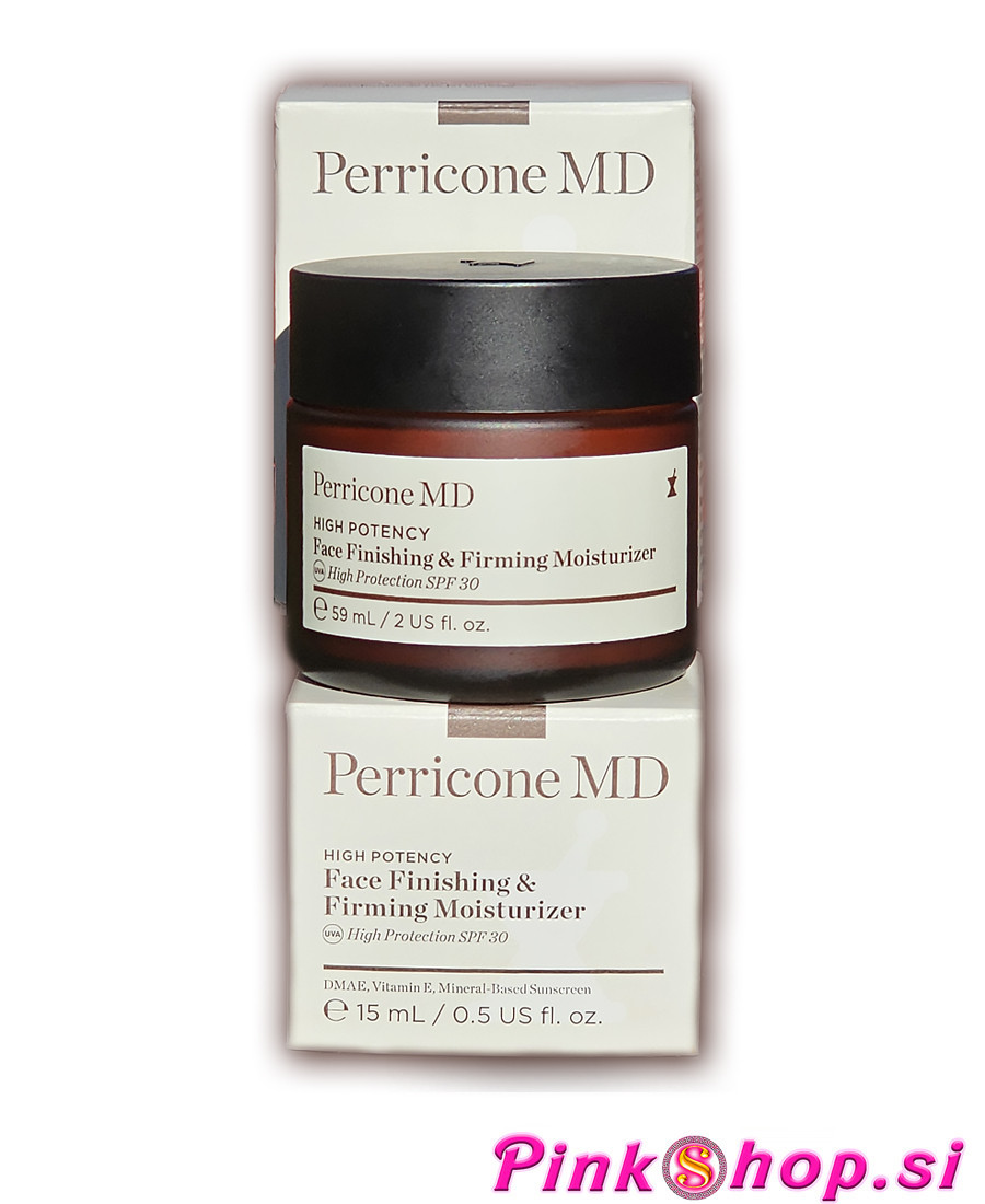 Vlažilna krema za obraz Perricone MD High Potency Face Finishing & Firming z zaščitnim faktorjem SPF 30, Pinkshop.si