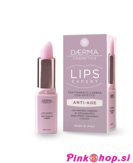 Balzam za ustnice proti gubam, Lips Expert, Daerma, 4 ml, Pinkshop.si
