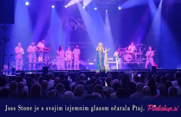 Joss Stone je s svojim izjemnim glasom očarala Ptuj. Foto: Pinkshop.si