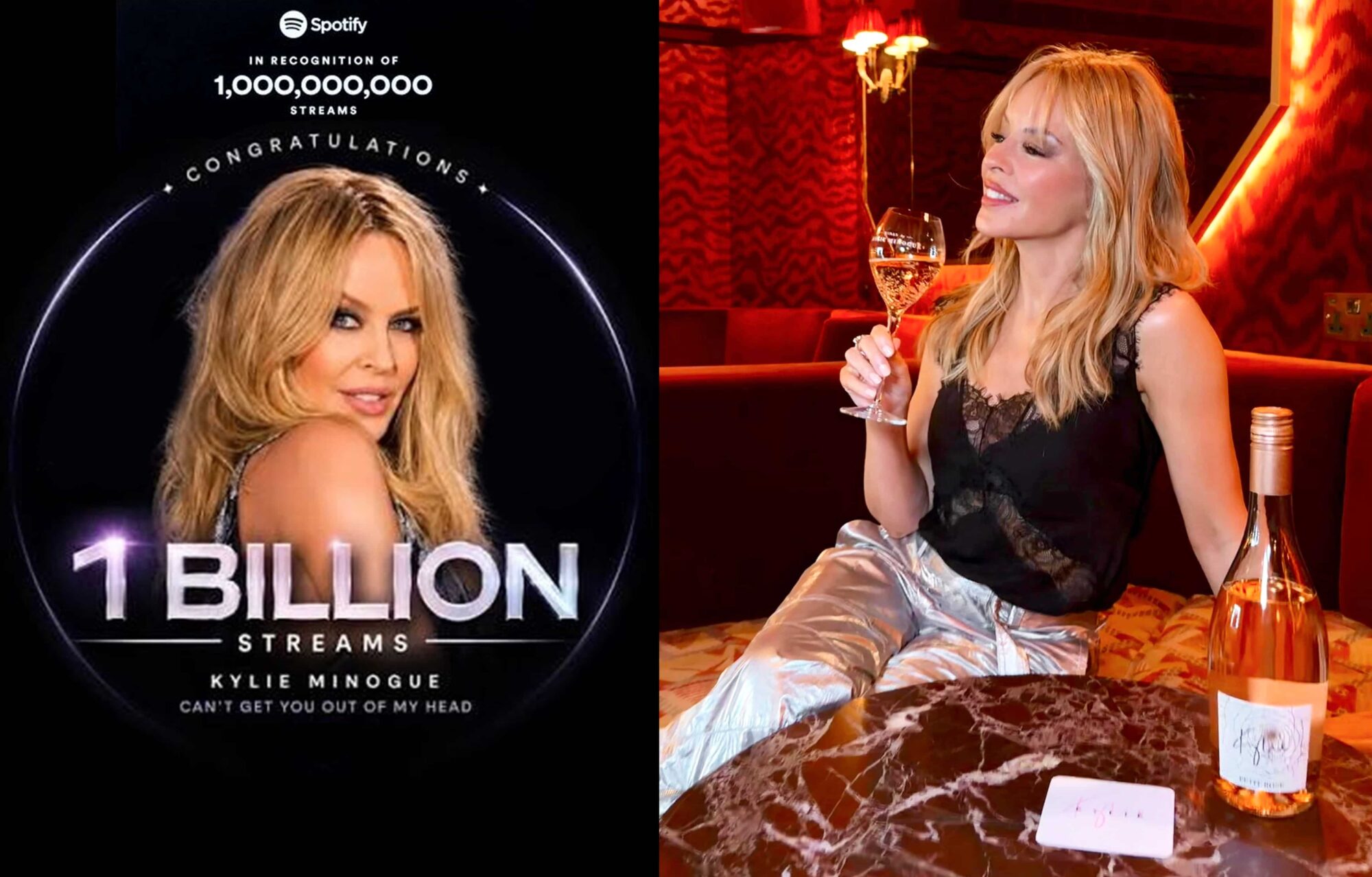 Kylie Minogue 1 Billion Streams Spotify
