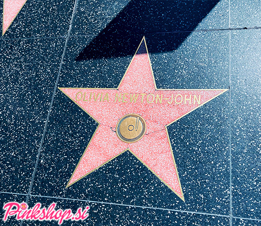 Olivia Newton-John, Hollywood Walk of Fame, zvezda na pločniku slavnih, foto Pinkshop.si