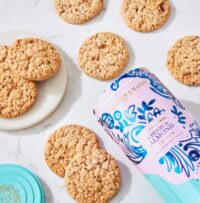 Piccadilly Cherry & Almond Gluten-Free, Vegan Biscuits, 200g, piškoti