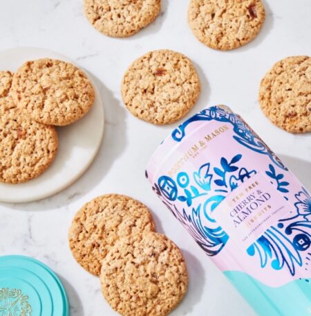 Piccadilly Cherry & Almond Gluten-Free, Vegan Biscuits, 200g, piškoti