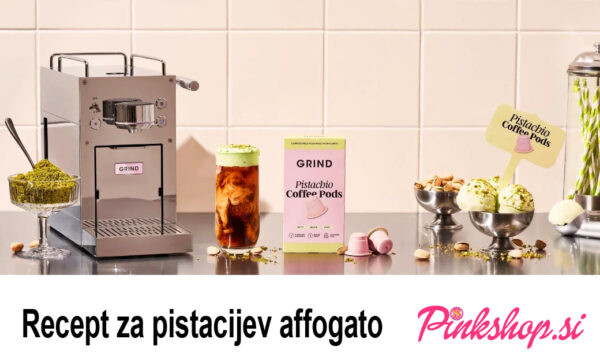 Recept za pistacijev affogato, Pinkshop.si
