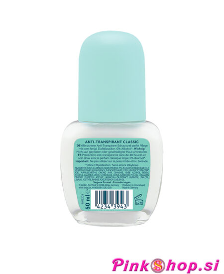 Fenjal Roll-On Antitranspirant Classic 48h, 50 ml, deodorant
