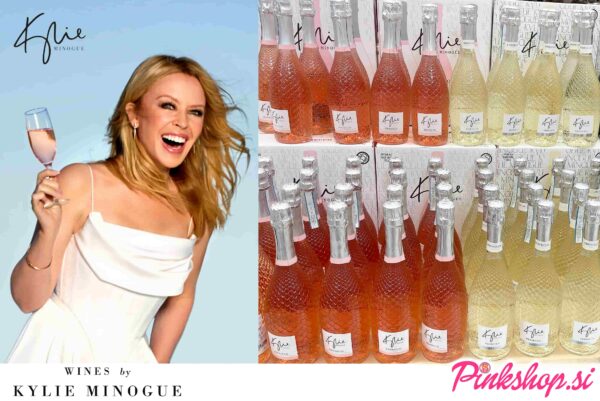 Kylie Minogue Wines, peneče vino, belo in rose, Pinkshop.si Vinoteka