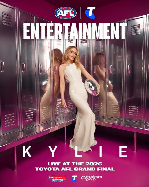 Kylie Minogue na AFL Grand Final 2026, Vir: Instagram