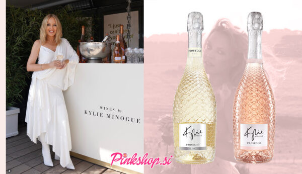 Peneče vino Prosecco Kylie Minogue DOC in Rose, uvoznik in distributer Pinkshop.si