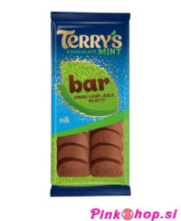 Terry's Milk Chocolate Mint Bar 90g, čokolada z okusom mete