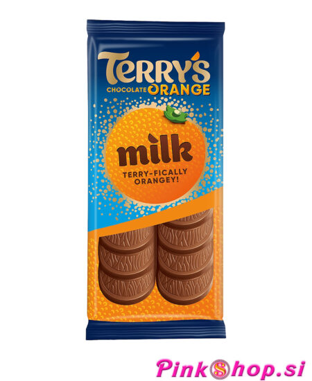 Terry's Chocolate Orange Milk Bar | čokolada z okusom pomaranče 90g