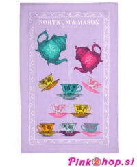 Fortnum and Mason Teapots & Teacups okrasna kuhinjska krpa