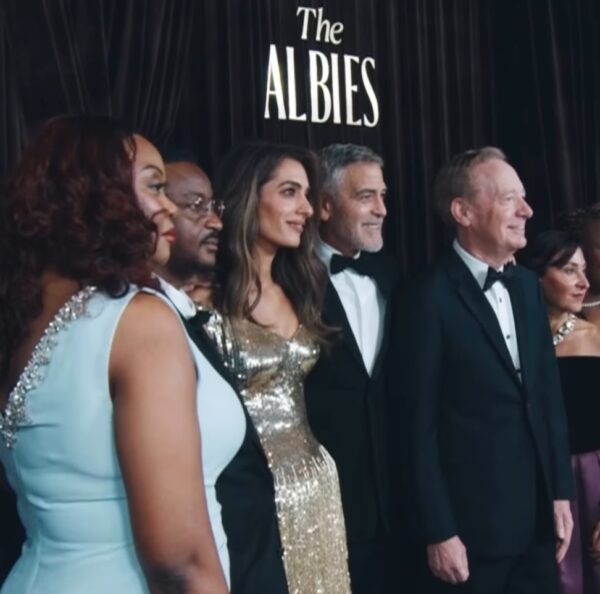 George in Amal Clooney